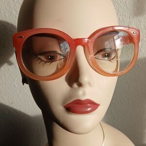 Free People Big Beautiful Pink Sunglasses Gorgeous Color!